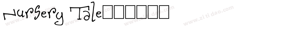 Nursery Tale字体转换